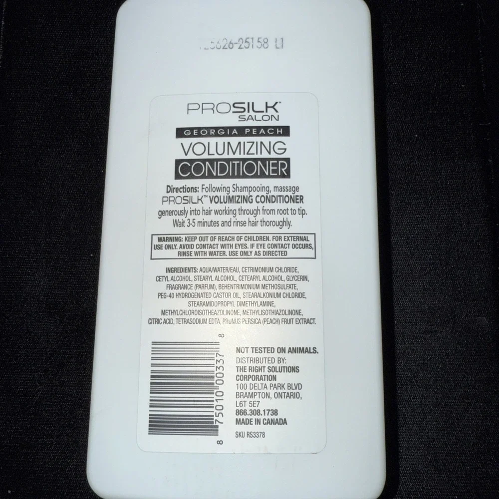 PRO SILK GEORGIA PEACH VOLUMINIZING‎ CONDITIONER MOISTURIZING 15oz  (5089)